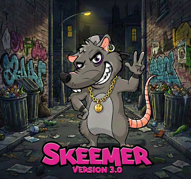 Skeemer 3.0 Rat Mascot