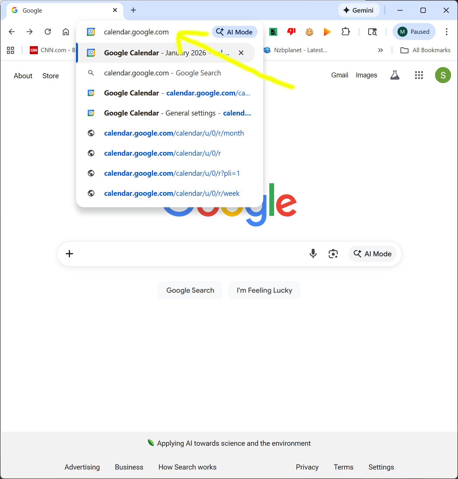 Open Chrome