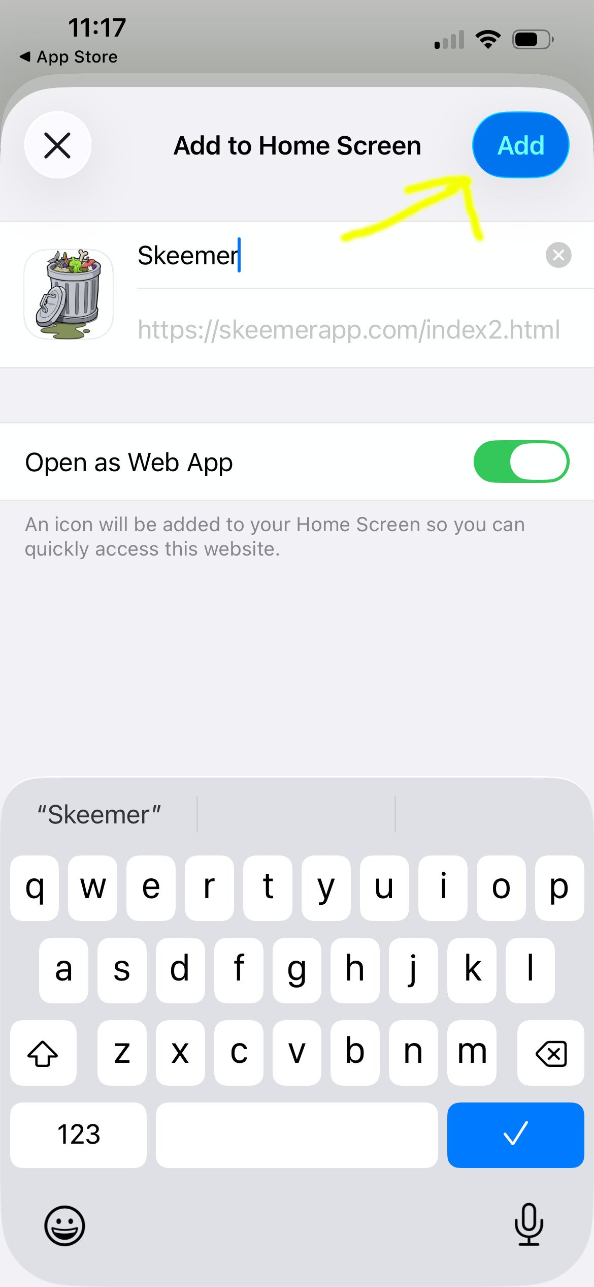 Add to Home Screen
