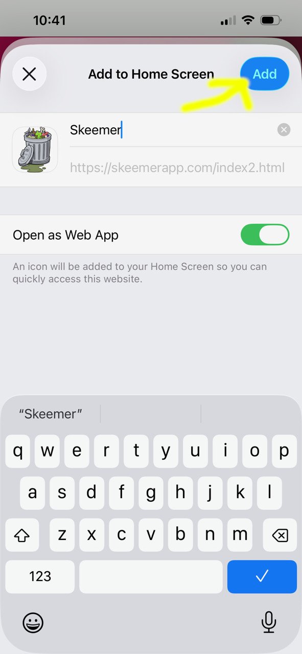 Add to Home Screen